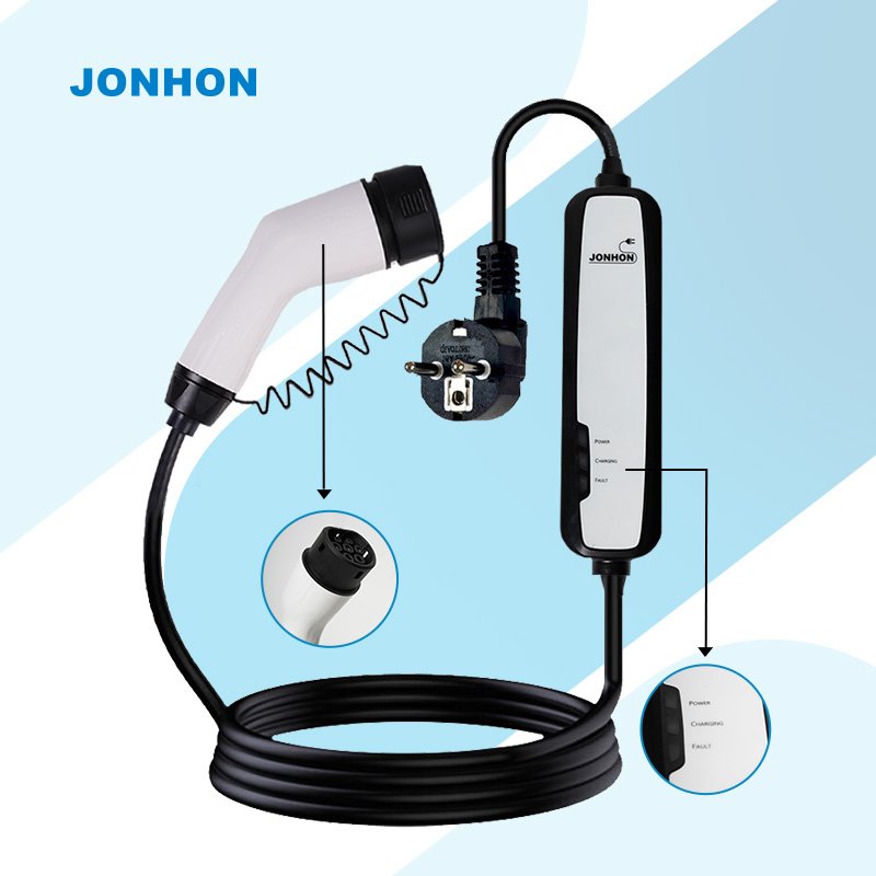 New Condition Portable Home Charging EV Connector Plug Switch Current 6A 8A 10A 13A 16A 32A NEV Parts & Accessories