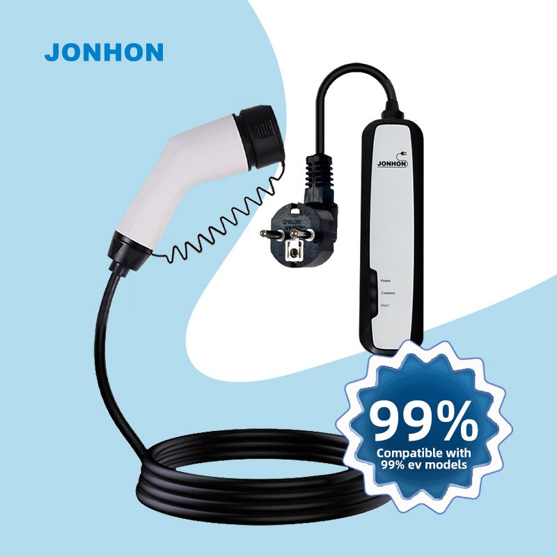 New Condition Portable Home Charging EV Connector Plug Switch Current 6A 8A 10A 13A 16A 32A NEV Parts & Accessories
