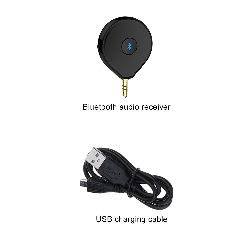 Car Bluetooth Music Audio Receiver USB Bluetooth V4.2 Hands-free Car Kits Music Receiver Adapter