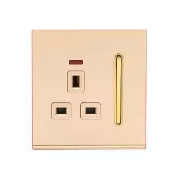Factory Wholesale UK Standard Ultra -thin Design PC Panel Home Wall Switches And Sockets Electrical
