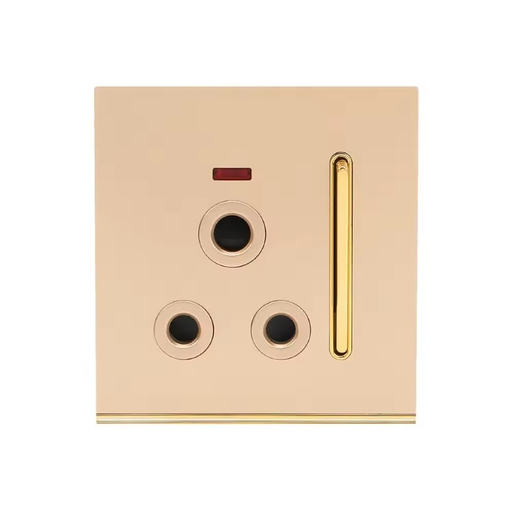 Factory Wholesale UK Standard Ultra -thin Design PC Panel Home Wall Switches And Sockets Electrical