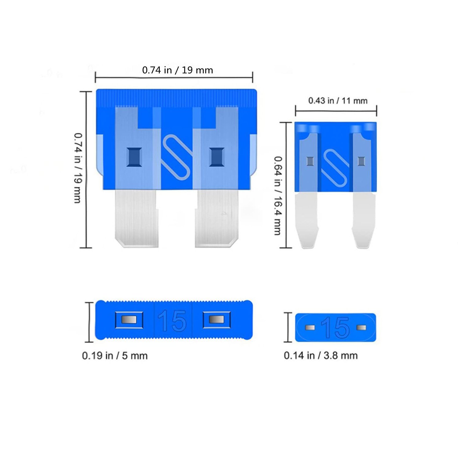 Car Fuse Adding a Circuit F Blade, Accessories Manual Truck Marine 300pcs Automotive Control Film I Bluetooth 32v Car Fuse