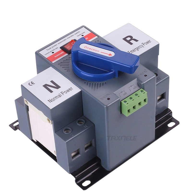 ATS 2P 63A 230V Micro Circuit Breaker Dual Power Automatic Transfer Switch/Auto Transfer Switch