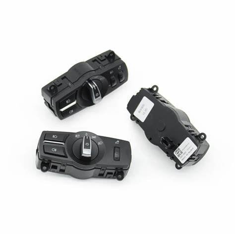 For BMW 5 6 7 X3 X4 Headlight Accessory 12V ABS Plastic Window Lifter Switch for Series F01 F02 F04 61316803965
