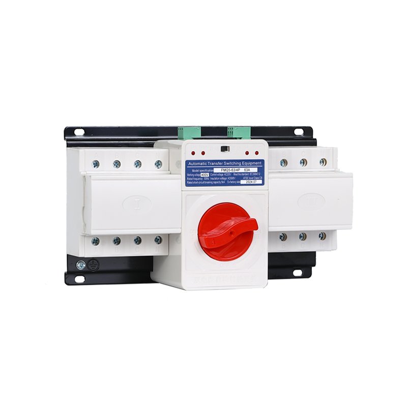 ATS Q Type High-quality Micro Circuit Breaker Dual Power Automatic Transfer Switch 4P 63A Changeover Switch ATS