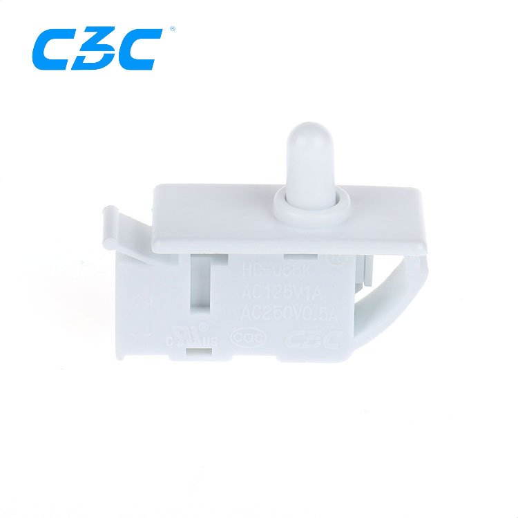 2024 NEW Ac 5a 250v Ac White Replacement Fridge Part Kitchen Refrigerator Parts Refrigerator Door Lamp Light Switch