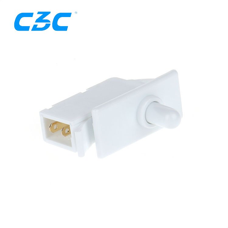 2024 NEW Ac 5a 250v Ac White Replacement Fridge Part Kitchen Refrigerator Parts Refrigerator Door Lamp Light Switch