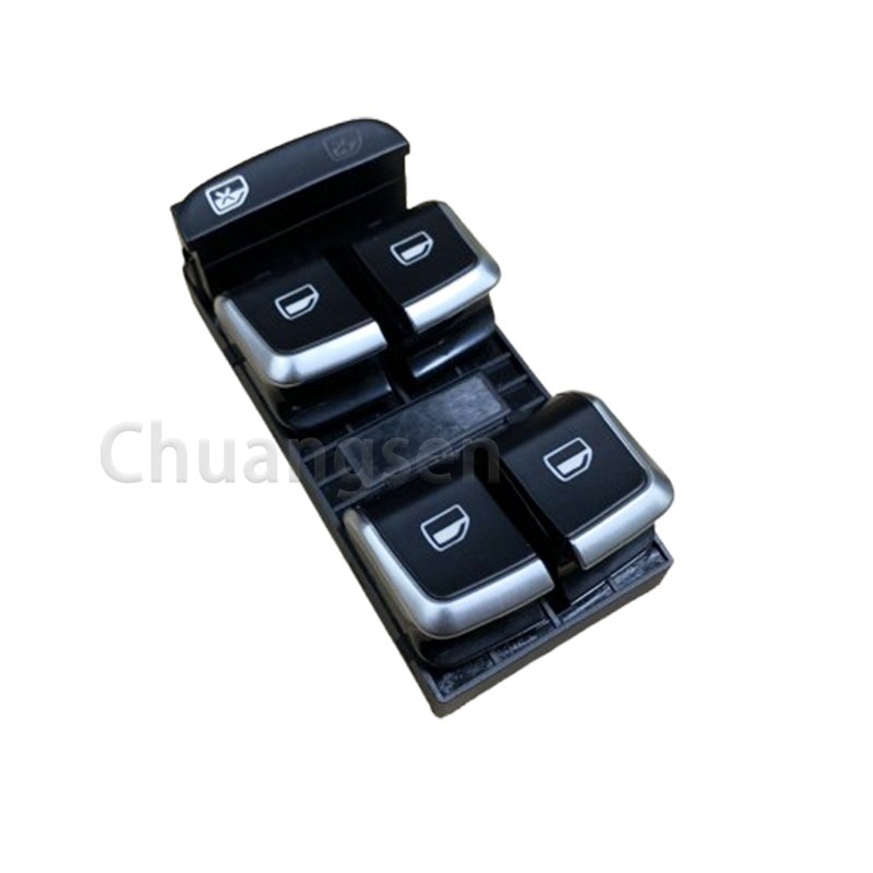 Window Lifter Open OEM 8K0959851 8KD959851A for Audi A4 A5 Q5 High Quality Main Driver Power Window Assembly Switch Button