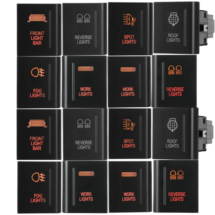 12V Work Light Switch Car Push Button Switches Vw Polo Auto Headlight Led Light Volkswagen Switch for Wiper