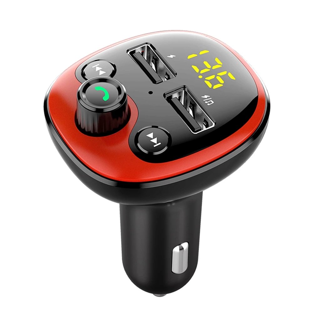 Wireless In-Car FM Transmitter Radio Adapter with MP3 Player Car Kit Handsfree Call Car Charger