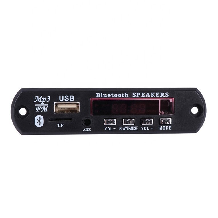 5V Mini FM Portable Solar Radio USB SD MP3 Player Kit Circuit Board PCB Diagram Decoder AUX Car USB MP3 Player Module Low Price
