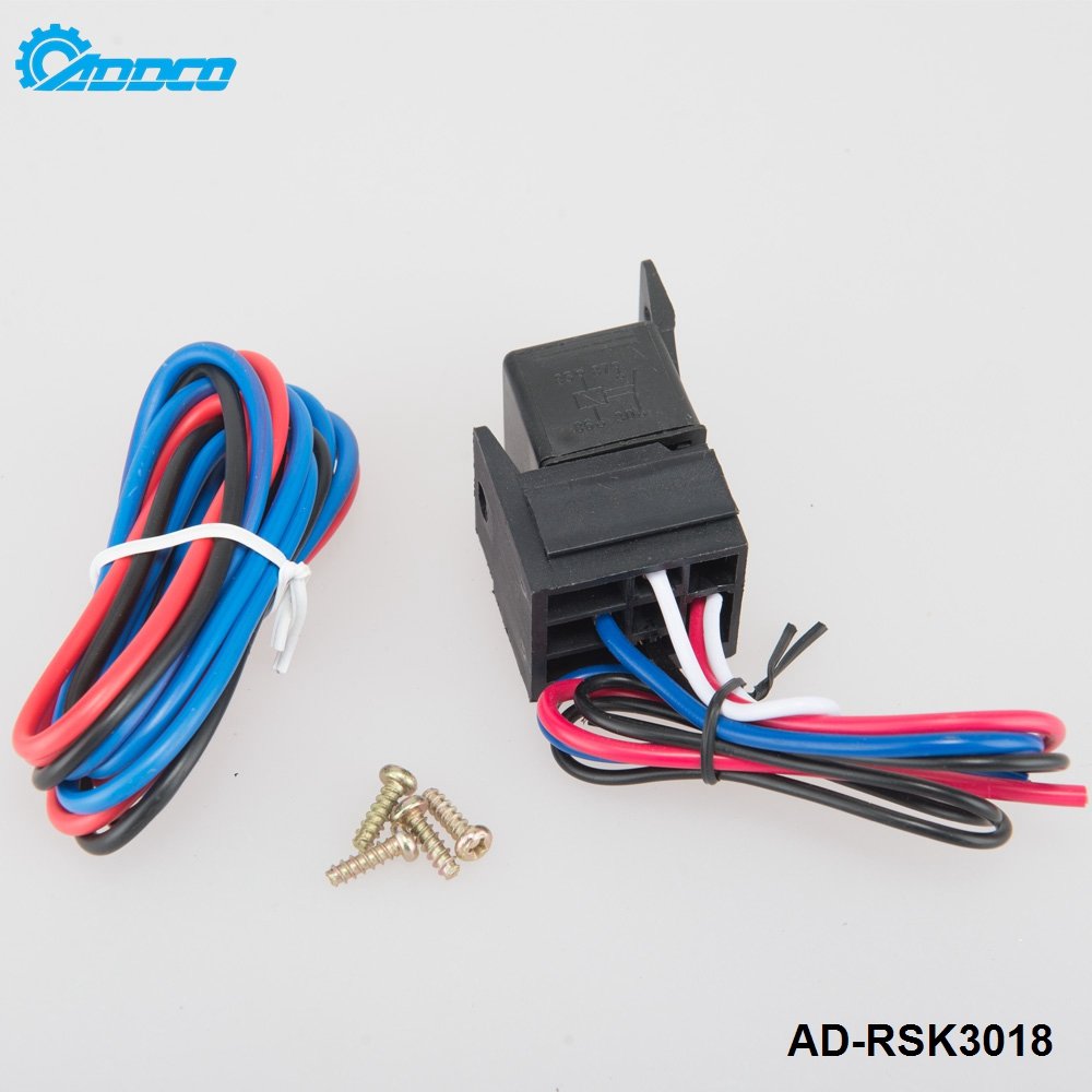 ADDCO 4in1 Carbon Fiber Panel Racing Car Engine Start Push Ignition Switch Panel Toggle Kits AD-RSK3018
