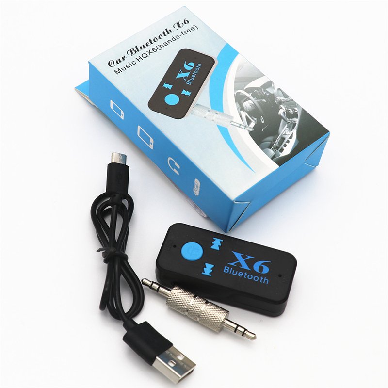 Bluetooth Car Kit AUX 3.5mm Jack Audio Adapter Wireless Bluetooth Stereo Music Transmitter Receiver Handsfree Call