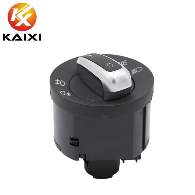 5ND941431B Auto Switch Headlight Switch for VW Golf Jetta MK5 MK6 GTI Passat B6 B7 CC Tiguan Turan Chrome