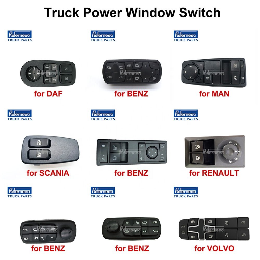 Heavy Duty Truck Spare Parts Switch for VOLVO SCANIA IVECO MERCEDES BENZ MAN DAF RENAULT Control Switch