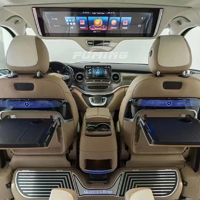 Toyota HIACE Car Interior Upgrade with Mercedes Benz Vito V260 Landscape Intelligent TV Dash Kits