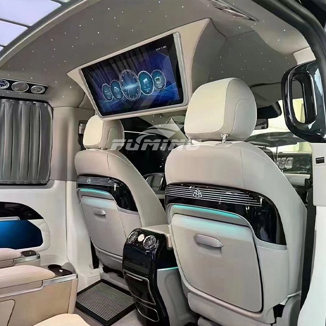 Toyota HIACE Car Interior Upgrade with Mercedes Benz Vito V260 Landscape Intelligent TV Dash Kits