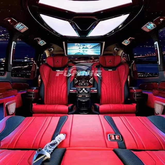 Toyota HIACE Car Interior Upgrade with Mercedes Benz Vito V260 Landscape Intelligent TV Dash Kits