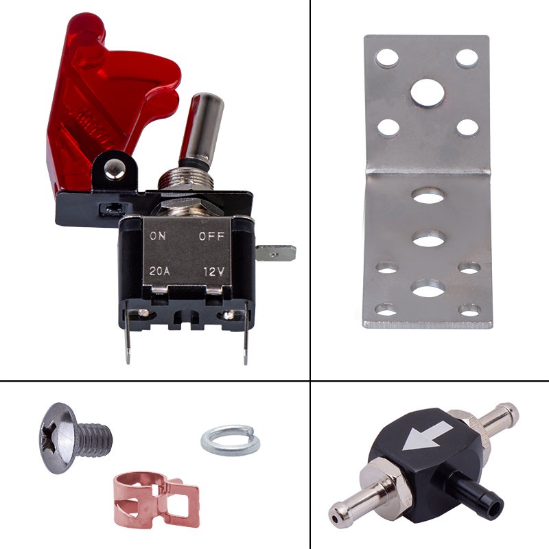 Universal Dual Stage Electronic Turbo Boost Controller PSI Turbocharger with Switch Vehicle 30-90psi