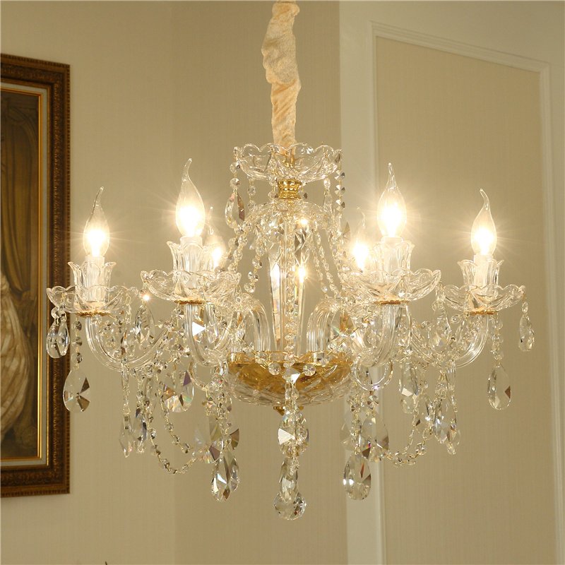Hot Selling Crystal Chandelier Luxury Hotel Lobby Lighting Chandelier Gorgeous Banquet Hall Decorate Luster Crystal Pendant Lamp