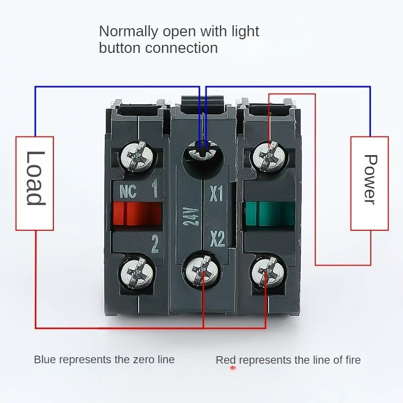 22mm Emergency Stop Switch With Key 2 Position 3position Selector Self-return Panel Switches 1NO 1NO1NC 2NO