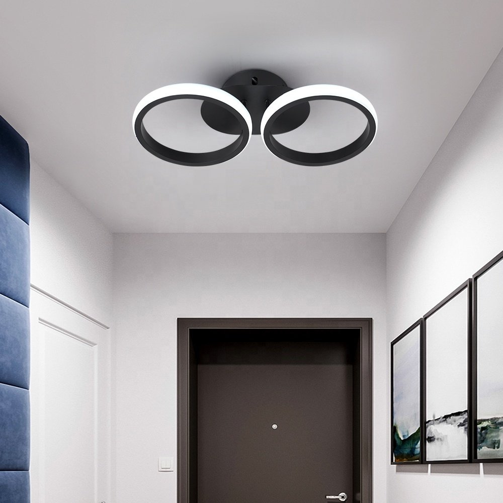 Fixture Modern Light Minimalist 20W Round Flush Mount Simple Led Lighting Ceiling Lamp