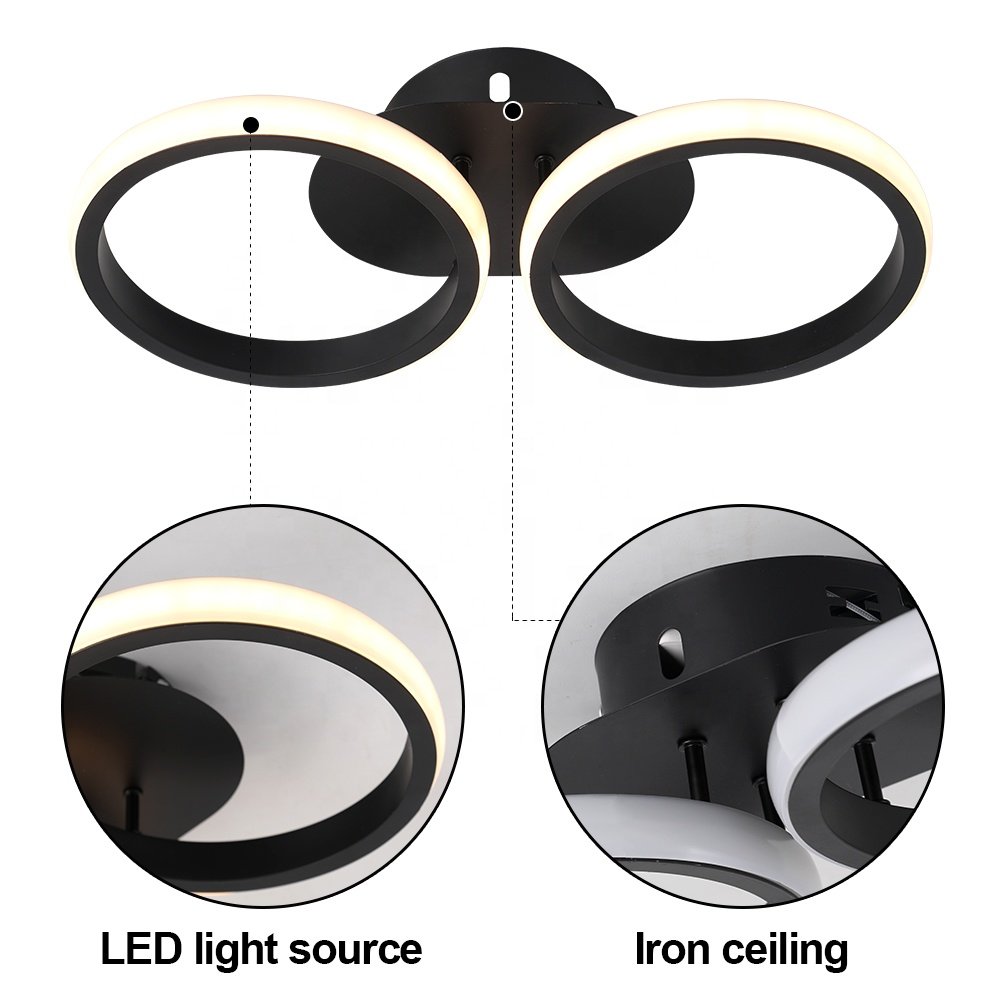 Fixture Modern Light Minimalist 20W Round Flush Mount Simple Led Lighting Ceiling Lamp