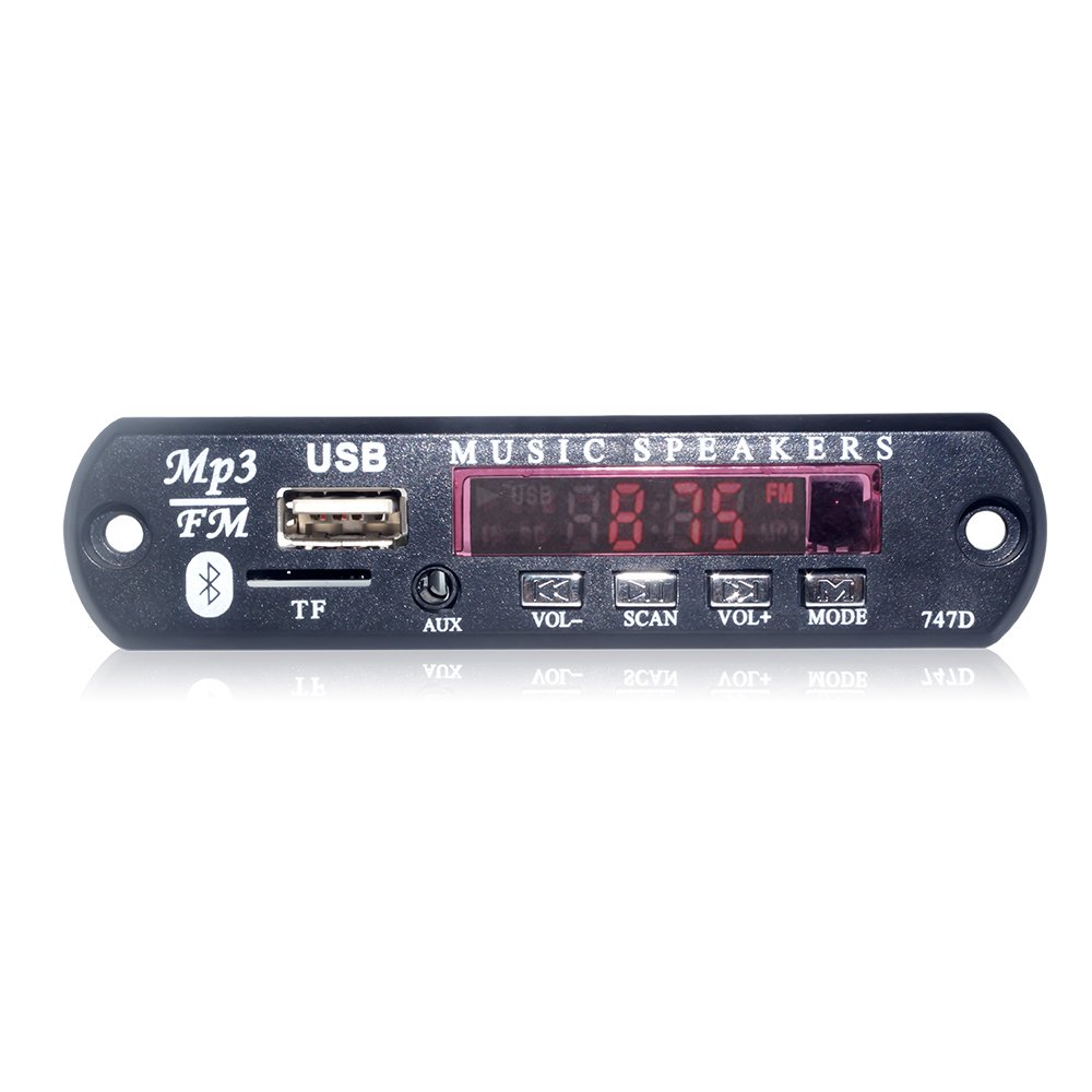Dual Channel and Stereo 2*20W 12V-24V Amplifier MP3 Player Bluetooth Kit