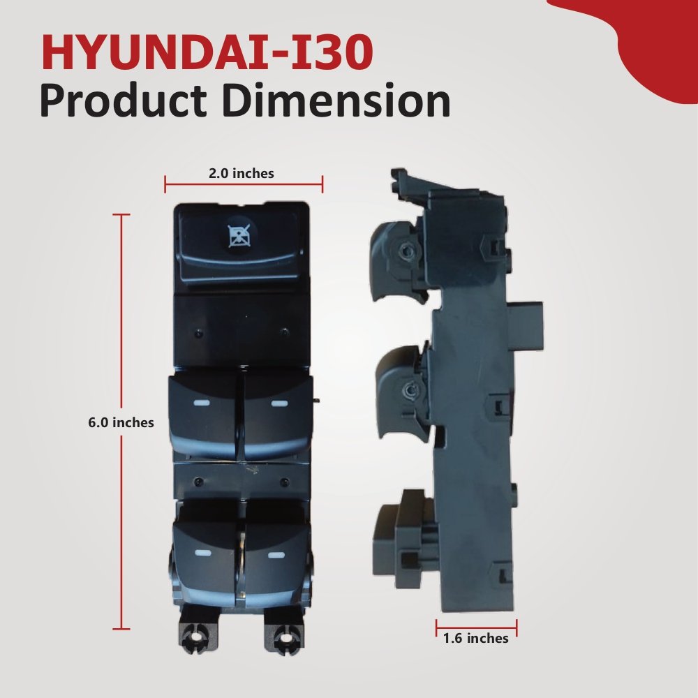 Excellent Class 2013 up Drive New Front Left Master Auto Switches Panel for Hyundai I30