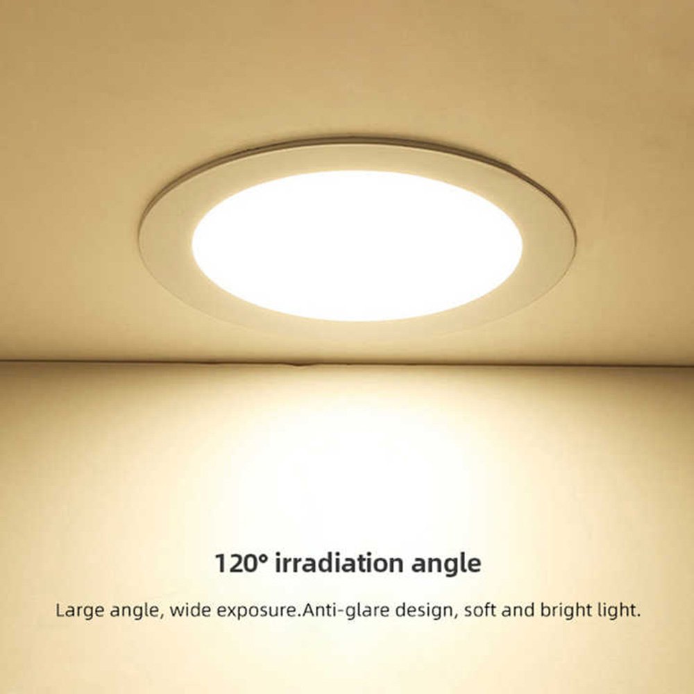 Recessed Lighting 6 Inch with Junction Box, 5CCT Switchable Dimmable 12W Ultra Thin Recessed Lighting ETL and Energy Star
