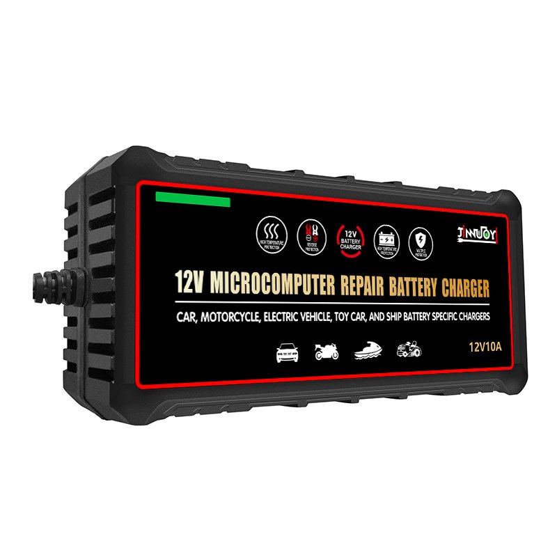 12V10A Lead Acid Battery Charger Car Motorcycle Fully Intelligent Pulse Repair Battery Chargers and Auto Parts LED