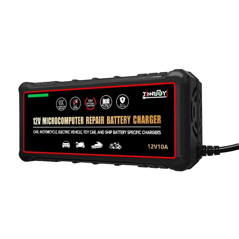 12V10A Lead Acid Battery Charger Car Motorcycle Fully Intelligent Pulse Repair Battery Chargers and Auto Parts LED