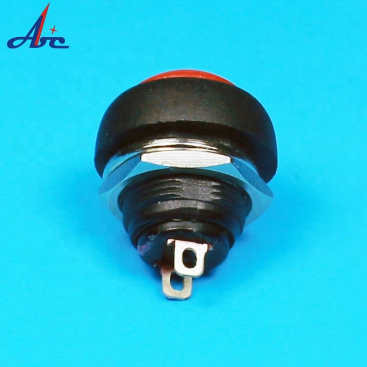 12mm Dia Auto Start Momentary Red PBS-33B Mirco Switch Arcade Machine Electric Push Button for Toy