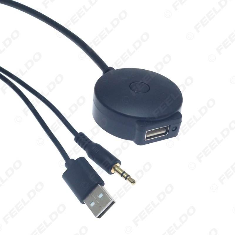 Car Wireless Bluetooth Module Receiver AUX 3.5 mm Jack & USB Music Adapter AUX Cable for BMW Mini Cooper Kit