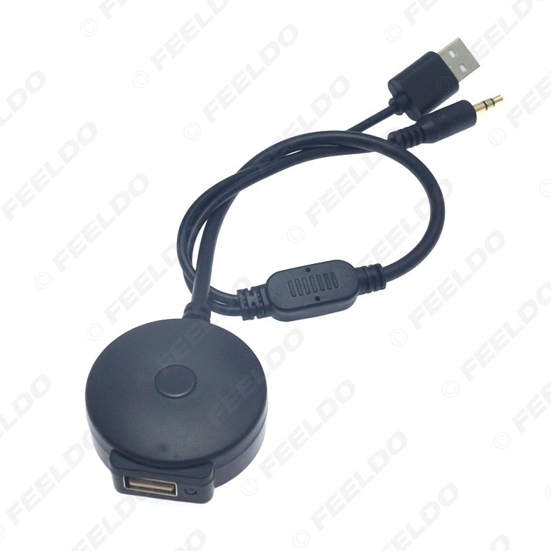Car Wireless Bluetooth Module Receiver AUX 3.5 mm Jack & USB Music Adapter AUX Cable for BMW Mini Cooper Kit