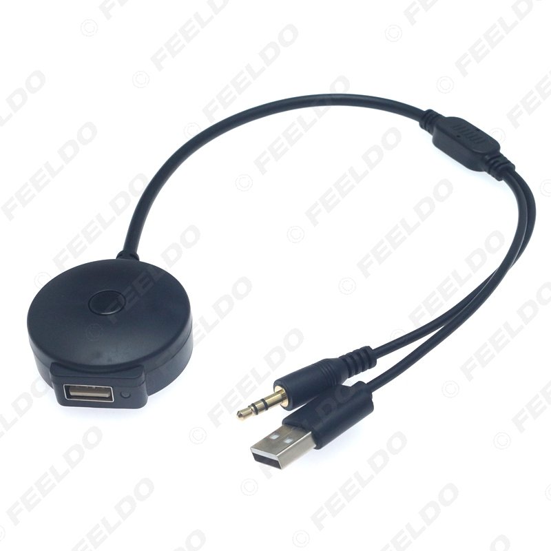 Car Wireless Bluetooth Module Receiver AUX 3.5 mm Jack & USB Music Adapter AUX Cable for BMW Mini Cooper Kit