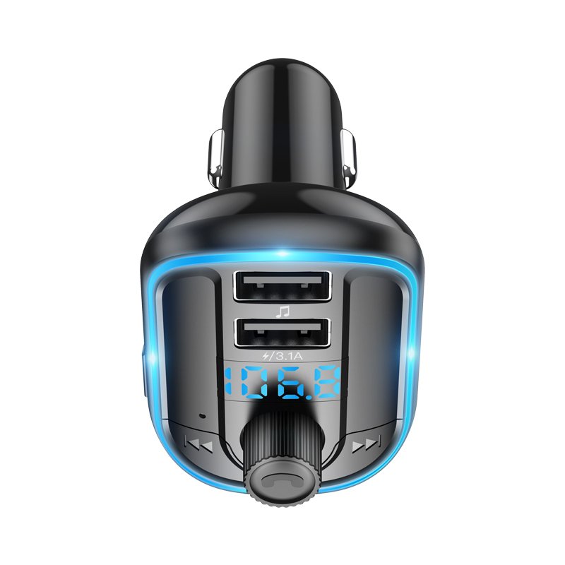 Corolla Model Car FM Transmitter Handsfree Car Kit with MP3 Player Wireless FM Modulator Transmitter 3.1A Dual USB Car Charger
