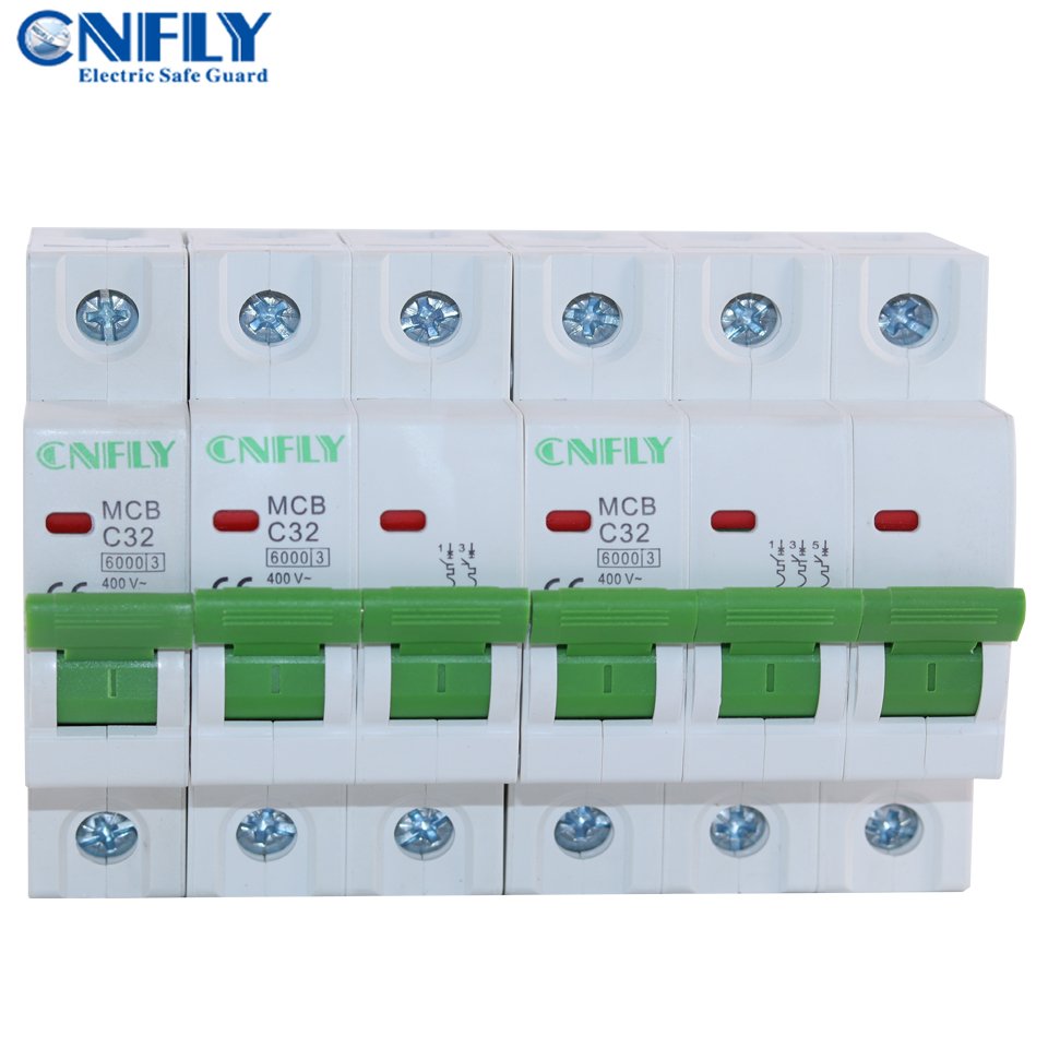 SGP IEC60947 415V 3POLE 25A 32A 40A 50A 63A Thermal Overcurrent Protector MCB Auto Tripping Operation Main Switch