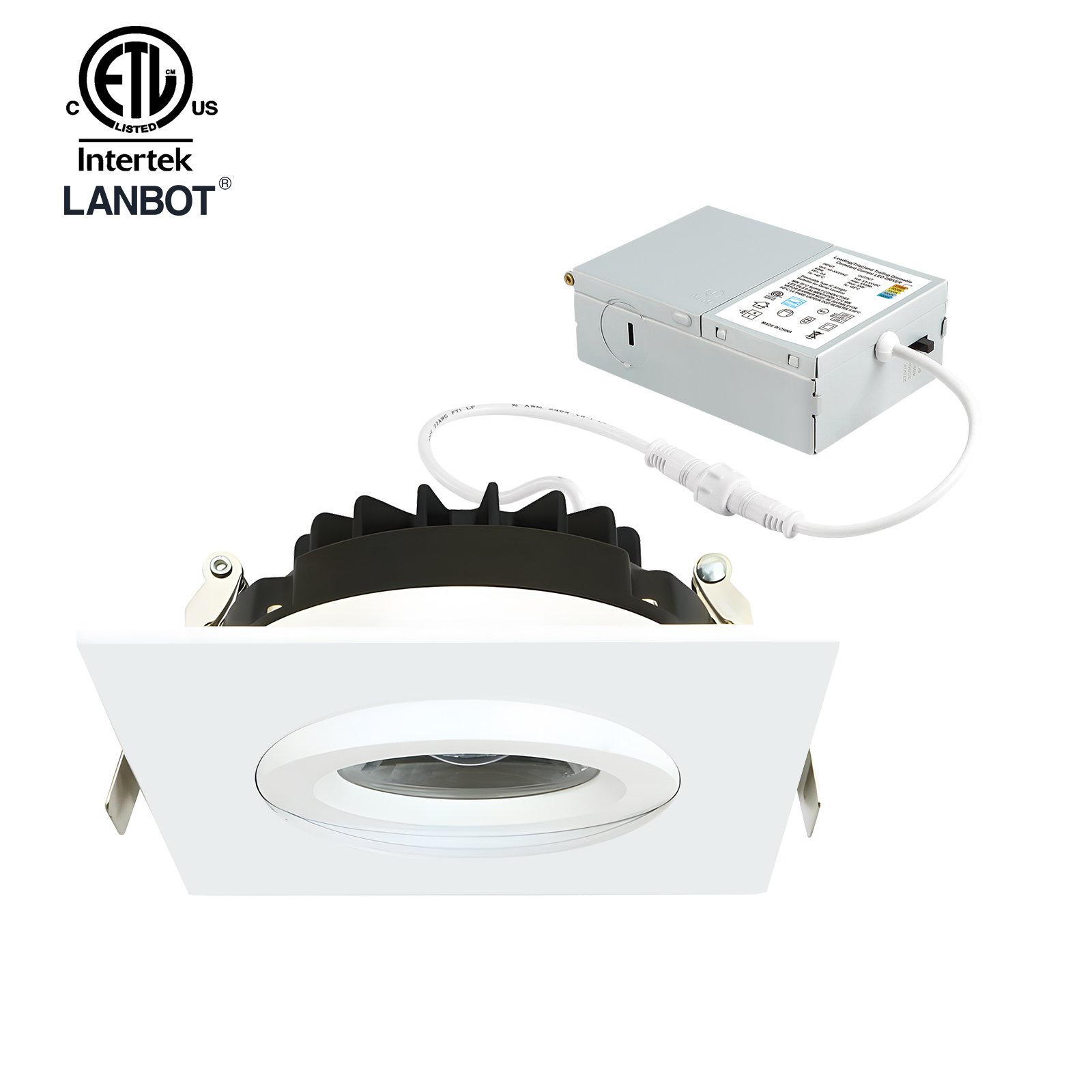 High Quality 4inch 9w Black 3CCT Led Gimbal Spotlight 100v-347v air Tight IC Rated Beam Angle 24 Etl Es Fcc 3000k 4000k 5000k
