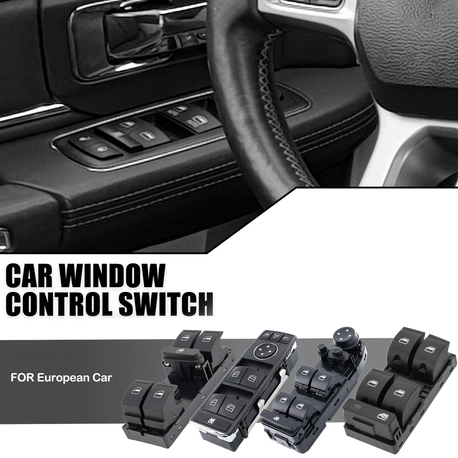 Sorghum OEM ODM Electric Window Switch Power Window Switch for VW Fiat Renault Peugeot Citroen Mercedes Audi BMW
