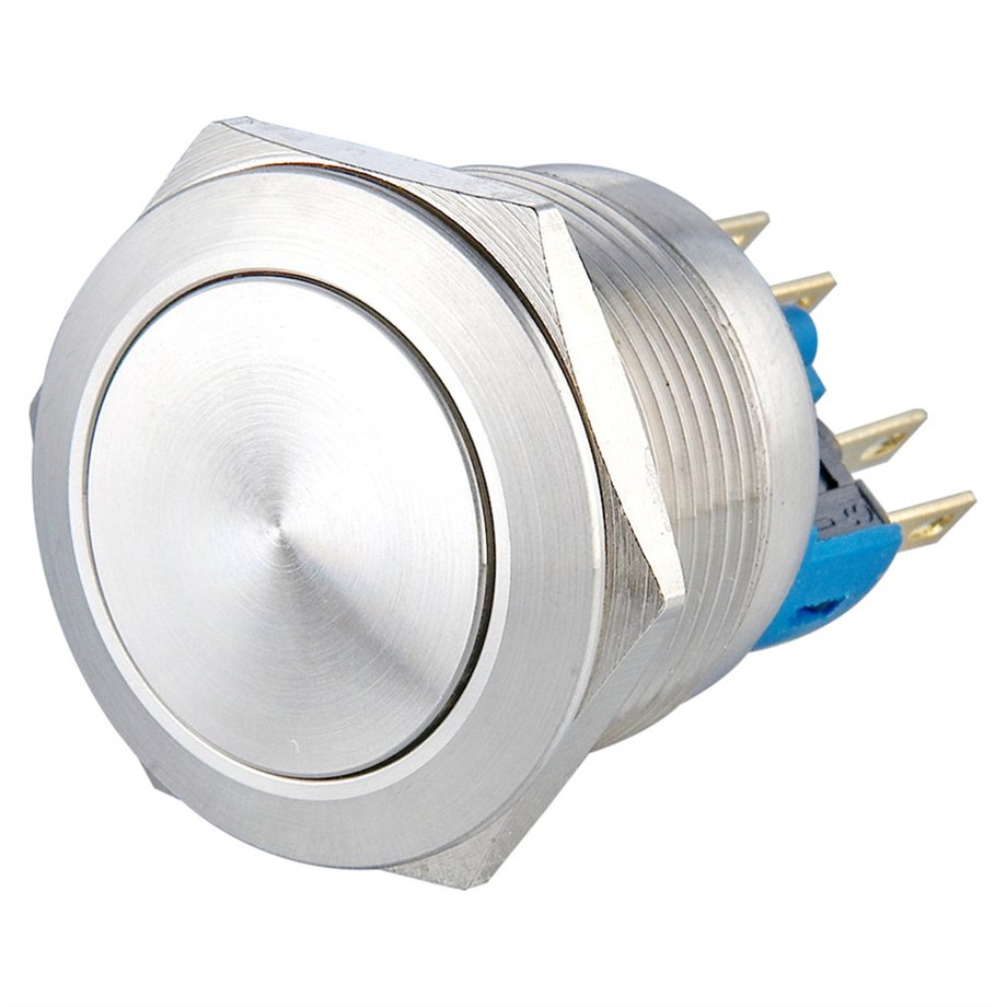22mm Waterproof Metal Push Button Switch Momentary Latching LED Light Lamp Illumination 3-48V 110V 220V Car Auto Engine PC Start