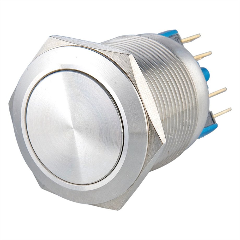 22mm Waterproof Metal Push Button Switch Momentary Latching LED Light Lamp Illumination 3-48V 110V 220V Car Auto Engine PC Start