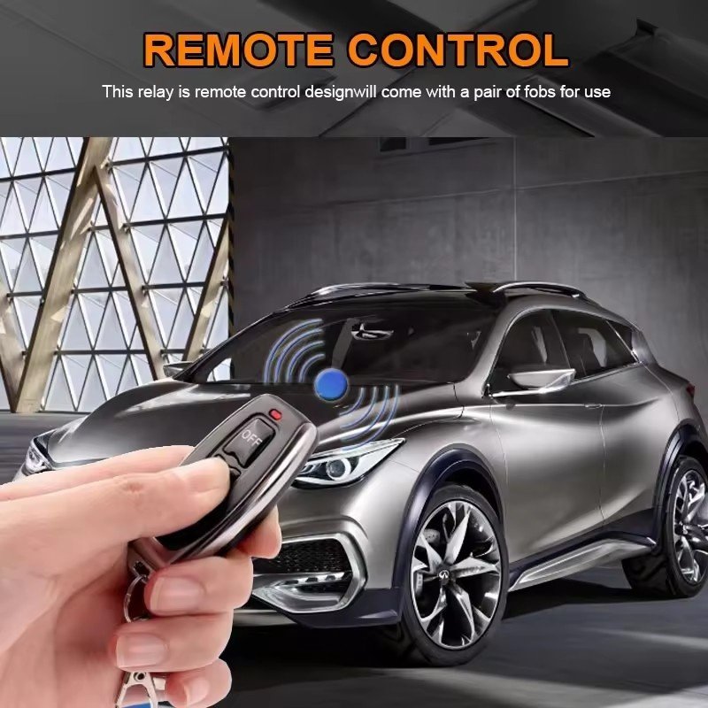 Remote Marine Car Auto 240A Battery Disconnect Switch Power Saving Remote Control Relay Switch Magnetic Latching for Truck
