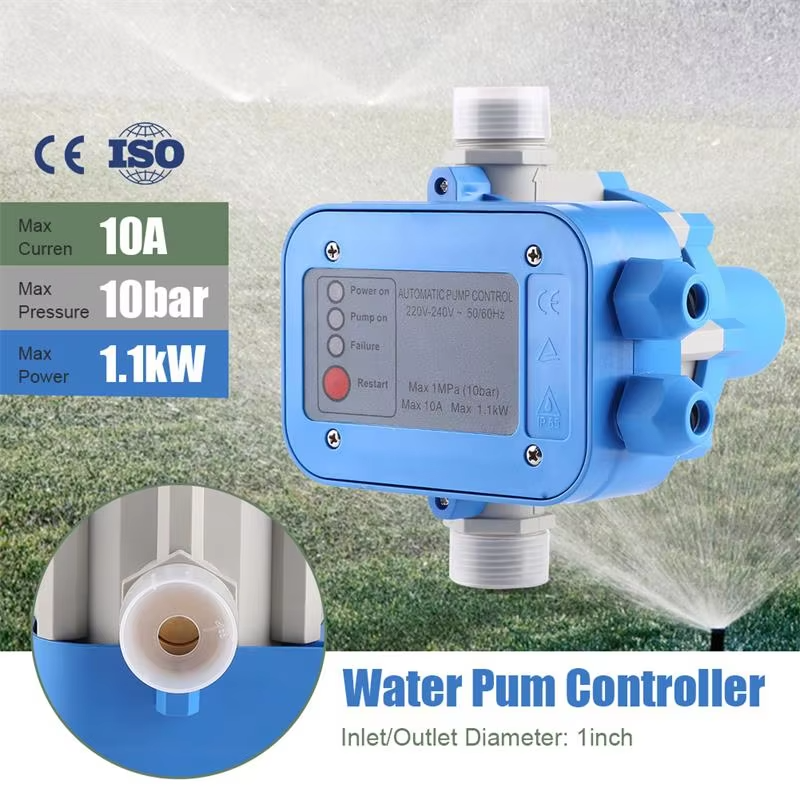 Automatic Water Pump Pressure Controller 220V-240V Auto Control Unit Electronic Pressure Switch Use for House/ Courtyard Garden