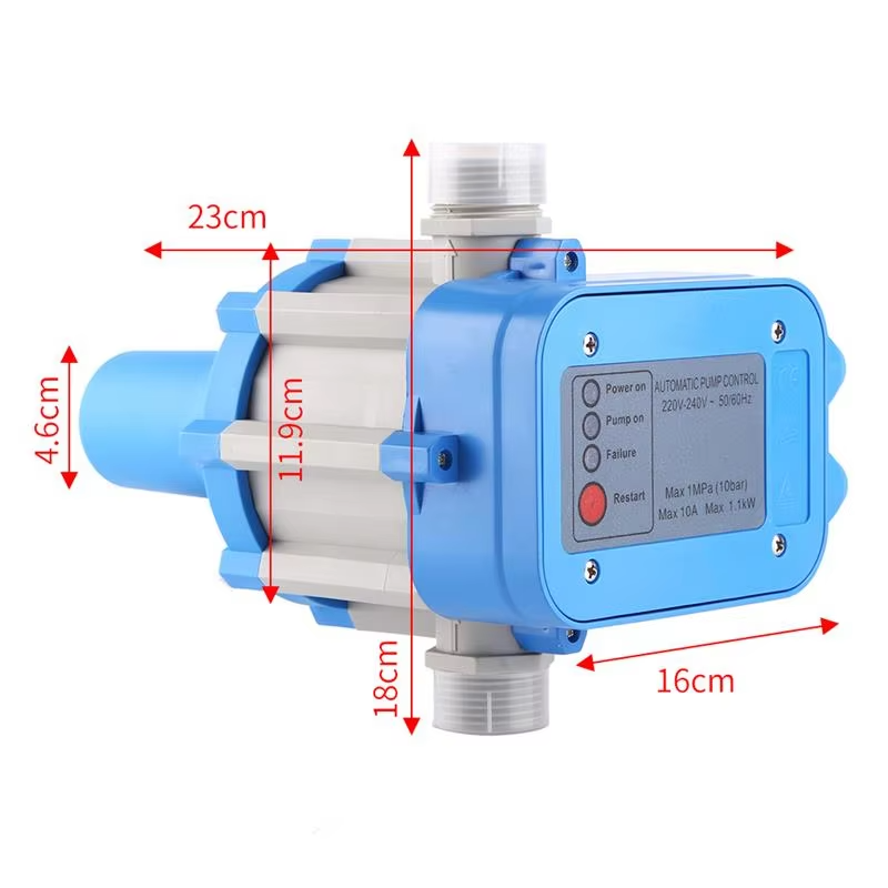 Automatic Water Pump Pressure Controller 220V-240V Auto Control Unit Electronic Pressure Switch Use for House/ Courtyard Garden