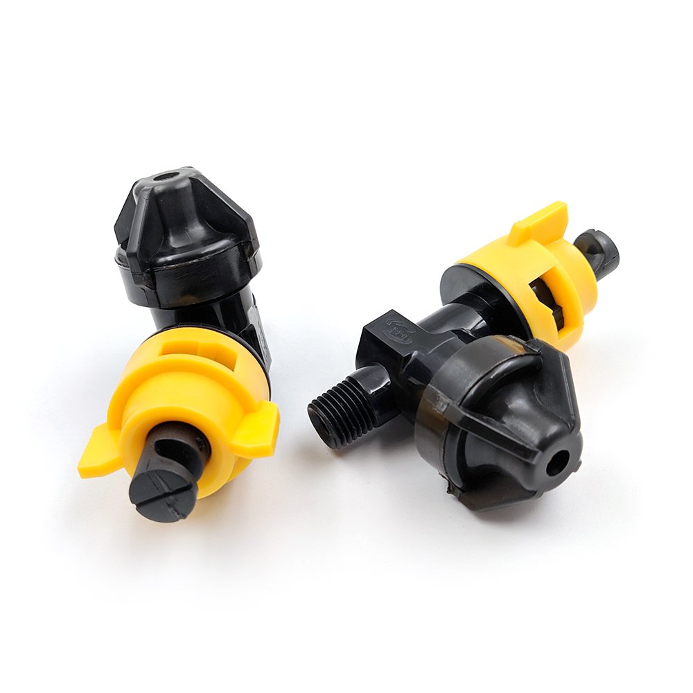 Farm Anti Drip Nozzle, Multifunctional Plastic Cooling Farm Nozzle 1/4 "Flat Fan Nozzle, Milking Parlor Full Cone Nozzle