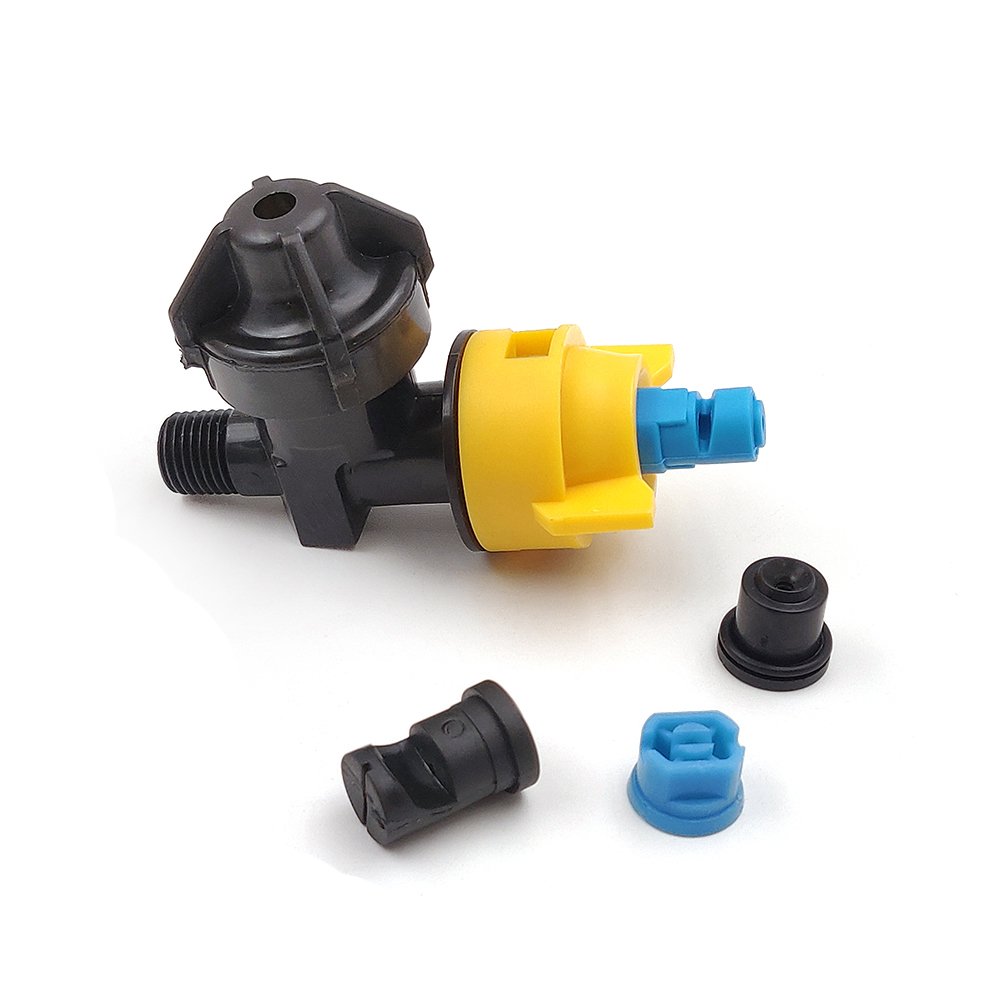 Farm Anti Drip Nozzle, Multifunctional Plastic Cooling Farm Nozzle 1/4 "Flat Fan Nozzle, Milking Parlor Full Cone Nozzle