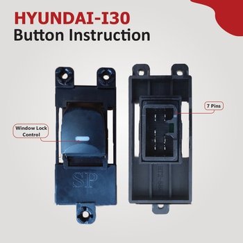High Quality NEW I30 2013 Shelly Parts Electric Power Window Lifter Switch Fitted for Hyundai Passenger Side