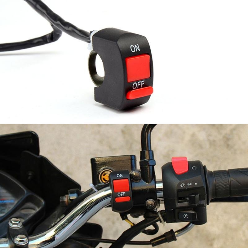 Motorcycle Handlebar Switch Handlebar on Off Button Kill Switch Headlight Button Handlebar Controller Switch for Motorcycle