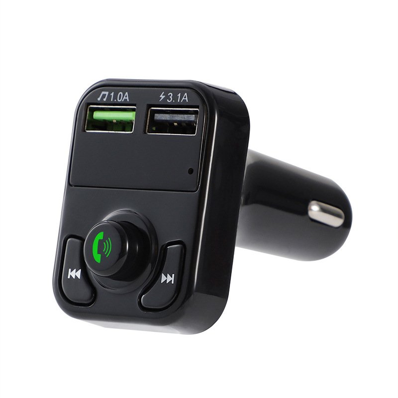 Car FM Transmitter Bluetooth 5.0 Wireless Handsfree Car Kit Audio Receiver MP3 Music Player USB Fast Charger Car Accessories